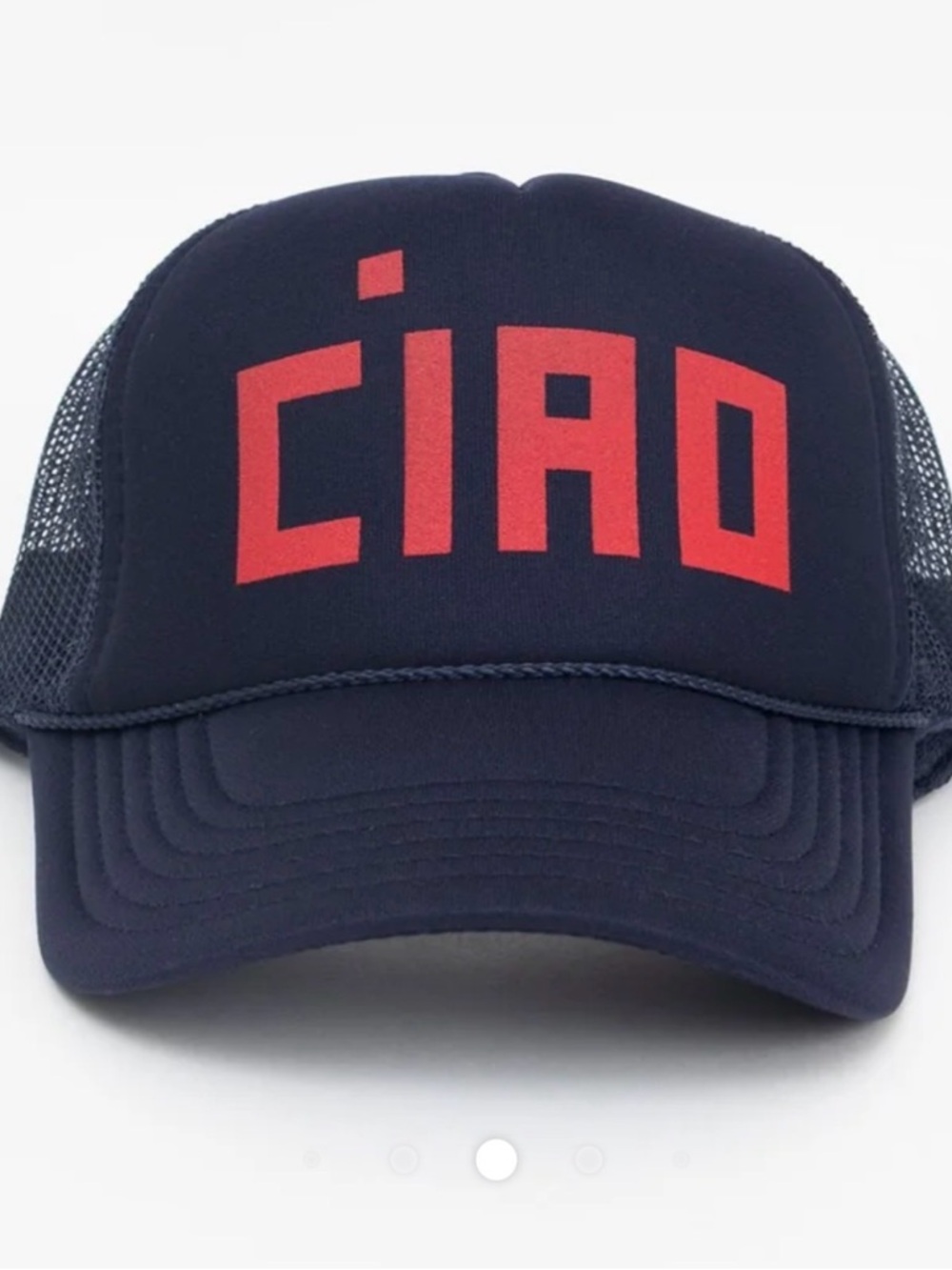New Never Worn Clare V Trucker Hat  'CIAO'